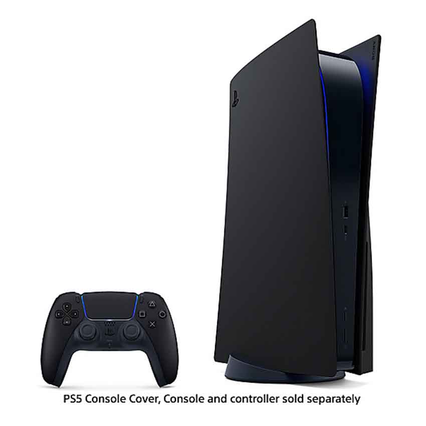 PS5 Faceplates Side Panels Compatible with PS5 Disc Edition ( Black )