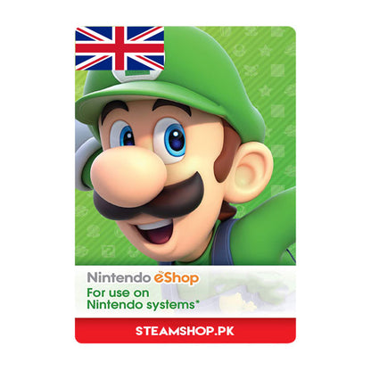 Nintendo eShop Gift Card (GBP)